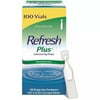 Refresh Plus Eye Drops Single-Use Vials 100 Count .