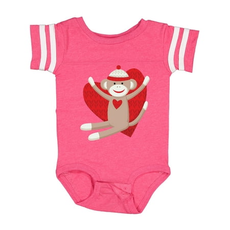 

Inktastic Hug Sock Monkey Gift Baby Boy or Baby Girl Bodysuit