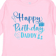 thumbnail image 4 of Inktastic Blue Happy Birthday Daddy Boys or Girls Long Sleeve Toddler T-Shirt, 4 of 5