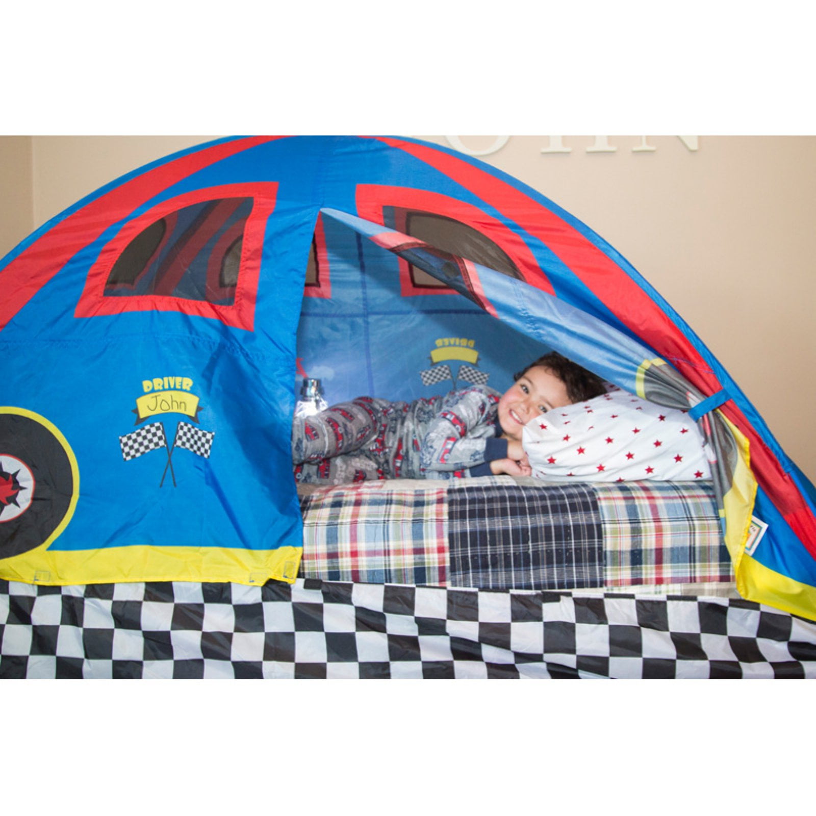 race car bed tent