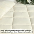 thumbnail image 3 of Superior Solid Comforter Down Alternative Bedding, Full, Ivory, 3 of 13