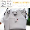 thumbnail image 2 of 120Pcs 8mm Crystal Rivets Rhinestone Rivets Studs for Leather Craft DIY Making, 2 of 4
