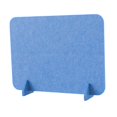 thumbnail image 3 of Panel de privacidad para escritorio, tablero divisor de escritorio, insonorizado, reduce las distracciones con Azul, 3 of 9