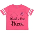thumbnail image 3 of Inktastic Worlds Best Niece Girls Toddler T-Shirt, 3 of 5