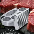 thumbnail image 2 of Dvumao Kitchen Accessories, Zincs Aluminum Alloy Steak Tenderizer Creatives Kitchen Gadget Meat Pounder With Ring Meat Tenderer Meat Mallet, Women Gifts, 2 of 6