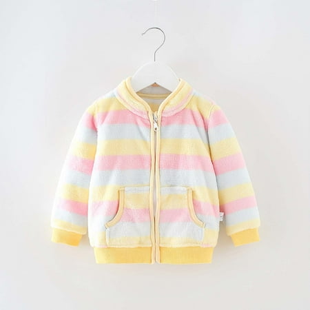 

Floleo Girls Kids Outfits Newborn Baby Boy Girl Cute Print Flannel Multicolor Cardigan Flannel Top