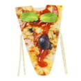 thumbnail image 2 of BELOVING Déguisement de Cosplay de Nourriture Robe Fantaisie Adorable pour Spectacle Fournitures de Fête Masquée Pizza, 2 of 9