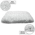 thumbnail image 3 of Cat Pet Bed, Lazy Furry Feline Doodles Sleeping Silly Playful Pets Whiskers Sketch Art Monochrome, Resistant Pad for Dogs and Cats Cushion with Removable Cover, 24" x 39", Black White, by Ambesonne, 3 of 4