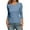 Blue, variant on Women Basic Long Sleeve Tops Square Neck Stretch Slim Fit Lightweight Cozy Under Layer T-Shirts Basic T Shirt Top Layering Tight Basic Thermal Tee Streetwear