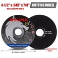 thumbnail image 2 of Ruedas de corte JINSINA 53 unidades para metal y acero inoxidable, 2 of 7