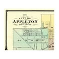 thumbnail image 4 of Historic City Map - Appleton Wisconsin - Snyder 1878 - Vintage Wall Art, 4 of 4
