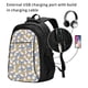 thumbnail image 2 of Fotbe Cute Rabbit Mochila con Estampado y Puerto USB para Hombre y Mujer, Mochila Antirrobo, Mochila de Viaje, Mochila Escolar, Mochila Universitaria, 2 of 7