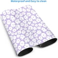 thumbnail image 4 of Kawaii Purple Flower Extended Gaming Mouse Pad Large, 31.5"X15.7" Big Mouse Pad with Non-Slip Base Long Computer Keyboard Mouse Mat for Home Office Work, 4 of 6
