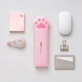 thumbnail image 5 of Summer Saving!Back_to_School Saving!School_Supplies!Under $1 dollars!Special Pencil Case Pouch, Cats Paw Shaped Plastic Pencil Case Multifunctional Stationery Organizer, Pink, 5 of 9