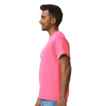 thumbnail image 4 of Gildan Men Ultra Cotton Hi Vis T-Shirt, Short Sleeve Crew Neck Work Tee, Safety Pink, 2XL, 6 Pack, 4 of 5