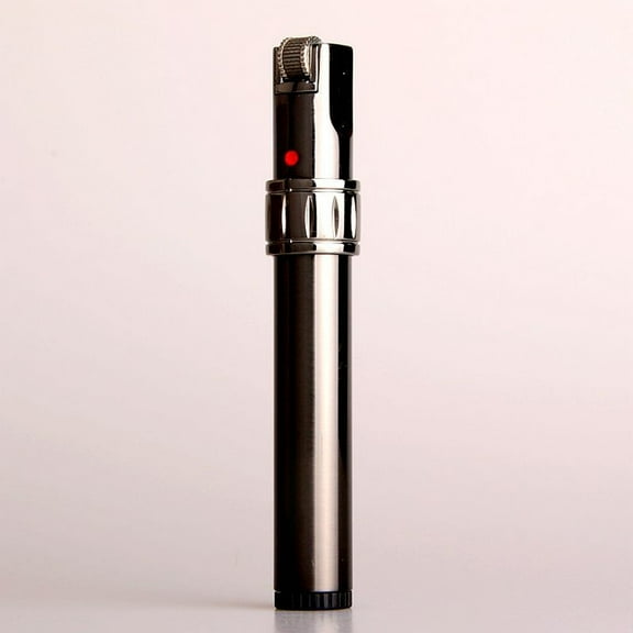 ZZkhGO Locked Flame Rotating Lighter, Open Close Grinding Wheel Lighter, Refillable Butane Lighter for Smoking Enthusiasts