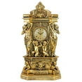 thumbnail image 2 of Design Toscano Chateau Chambord Classic Decor Mantle Clock, 51 cm, Polyresin, Gold Finish, 2 of 7