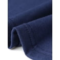 thumbnail image 6 of DARING DIVA Women's Plus V Neck Button Fall Pullover Shirt Loose Blouse 1X Dark Blue, 6 of 6