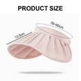 thumbnail image 5 of Sombrero de protección solar de verano para mujer, sombrero de copa vacío anti-ultravioleta de ala grande para exteriores, sombrero de concha, 5 of 5
