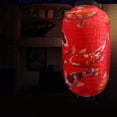 thumbnail image 3 of Japanese Lanterns, Traditional Japanese Style Red Fabric Lamp Red 30x55cm, 3 of 6
