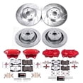 thumbnail image 2 of PowerStop Front and Rear Z26 Street Warrior Brake Pad and Rotor Kit with Red Powder Coated Calipers Fits: NISSAN Select Models KC4138B-26, 2 of 7