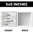 thumbnail image 2 of Zomyto 5"x5" Funny Home Office Desk Decor Rustic Farmhouse Wood Box Sign Shelf Accessories Decor Gifts for Coworkers Friends I Do Not Have Ducks, 2 of 6
