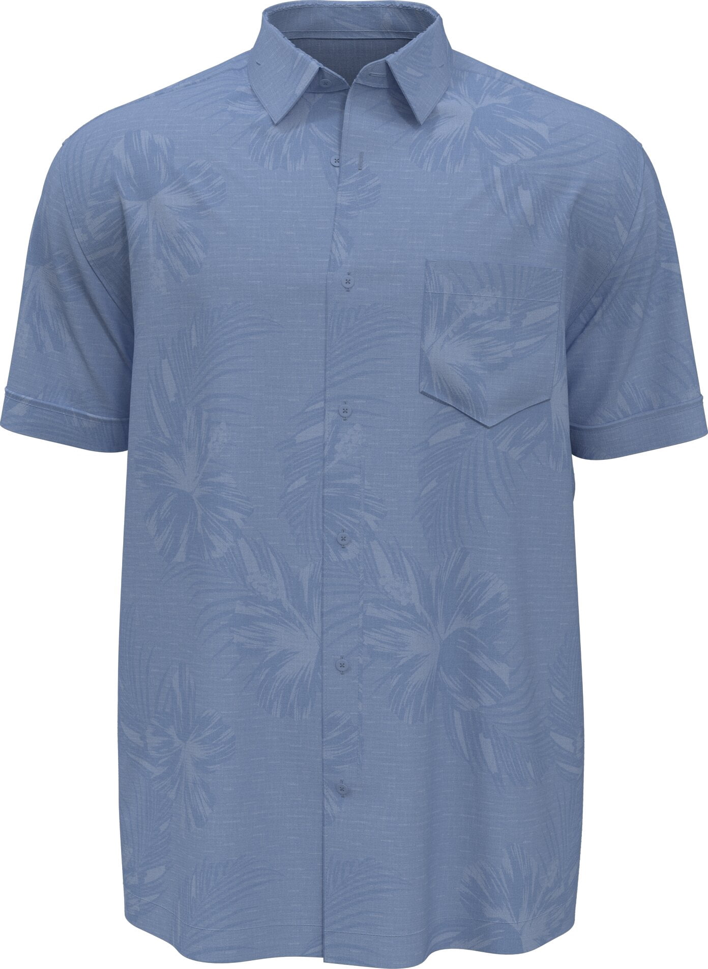 Havanera Men’s & Big Men’s Floral Jacquard Short-Sleeve Button-Down Resort Shirt, Sizes S–5XL