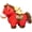 Red, variant on 2026 Year of The Horse Plush Figurine, Stuffed Animals Chinese New Year Plush Horse Mascot for Spring Festival Lunar New Years Gifts Blessing Souvenir