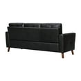 thumbnail image 2 of Brown Leather Sofa 82 Inch - Modern Living Room Couch, Comfortable Seating, 2 of 8