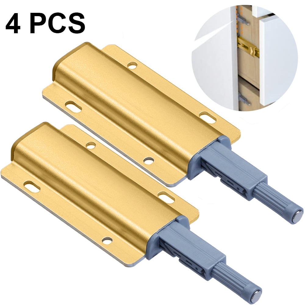 Push to Open Door Latch 4 Pack Push Latches Heavy Duty for Touch Latches