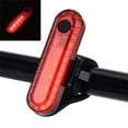 thumbnail image 4 of Juego de 2 luces traseras para bicicleta, luz trasera LED roja brillante para bicicleta, recargable por USB, luz para casco impermeable, linterna para bicicleta, accesorios reflectores de seguridad, a, 4 of 5