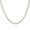gold 16in, variant on tennis necklace, 18K silver/gold plated chain, unisex | Three-prong setting with 5A grade 4.0mm round cubic zirconia diamonds | Holiday gift | Length: 16 inches/18 inches/20 inches/24 inches