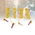 thumbnail image 1 of 4Pcs Reflective Tent Ropes, 9.8ft Adjustable Windproof Nylon Tie Down Cords for Camping Canopy Tarp Outdoor Gear, 1 of 7