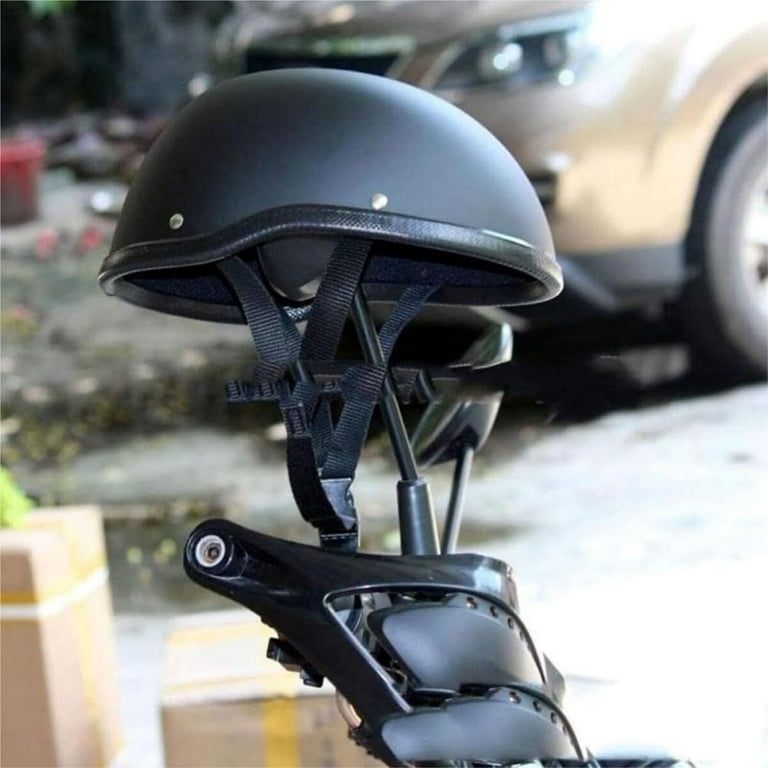 Duitse Stijl Retro Motorfiets Halve Helm ECE/DOT - Open Face Helm Voor Scooter & Cruiser