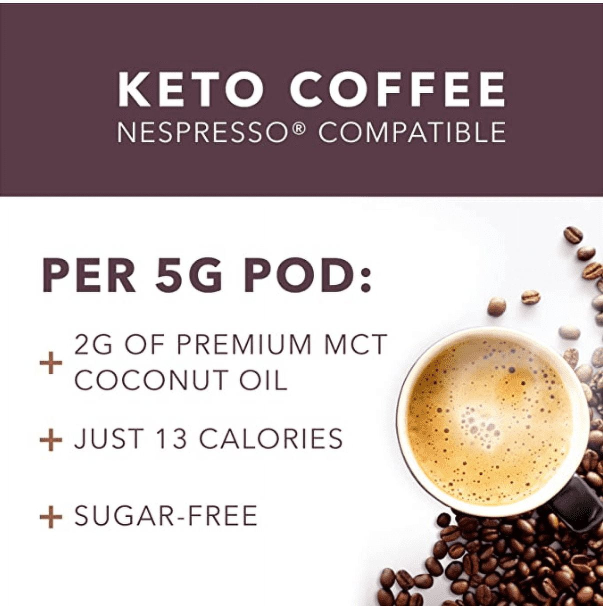 Rejuvenation Decaf Keto Coffee Nespresso Original Line Pods - 100 pods