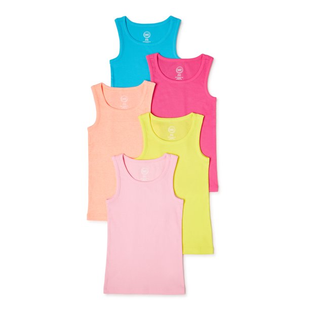 Wonder Nation Sleeveless Regular Tank Top (Little Girls or Big Girls) 5