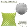 thumbnail image 4 of Majestic Home Goods Decorative Lime Small Polka Dot Large Pillow, 4 of 4
