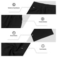 thumbnail image 6 of XIAOCHA Drawstring Waist Pants for Men Casual Everyday Relaxed Fit Baggy Trousers, 6 of 6