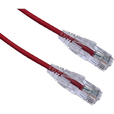 UPC: 0841280149870 | Axiom 3FT CAT6A BENDnFLEX Ultra-Thin Snagless Patch Cable 650mhz (Red)