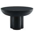 thumbnail image 2 of Caspian Round Concrete Coffee Table in Black, 2 of 10