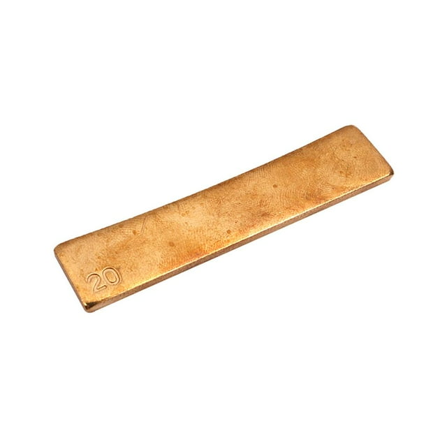 Prensor de Traste para Guitarra Hugo Guitarra Fret Press Caul Insert Dorado 20 inch