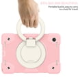 thumbnail image 6 of SaniMore for Samsung Galaxy Tab A8 (SM-X200/X205) Case with Pencil Holder, 3-Layer Protection Cover Built-in Shoulder & Handle Strap Kickstand Military Shockproof Protective Shell, Pink, 6 of 8