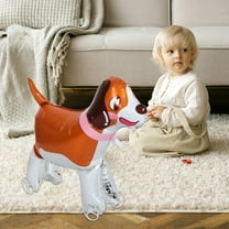 MLINS Puppy Dog Balloon Self-Standing Animal Balloon Dog Balloon with Interactive Dog Birthday Decorations for Shower Kids Party