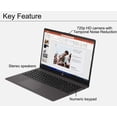 thumbnail image 6 of HP 255 G10 Business Laptop, 15.6" FHD Display, AMD Ryzen 7 7730U, 16GB DDR4 RAM, 1TB PCIe SSD, Numeric Keypad, Wi-Fi 6, Webcam, Win 11 Pro, Black, 6 of 8