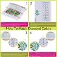 thumbnail image 4 of Cuadros Decorativos Kit de pintura de diamante con forma especial parcial de bricolaje 5D Flor Decoración para el hogar(6) Wdftyju embutido en tela, 4 of 9