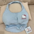thumbnail image 3 of Camisetas sin mangas rosas de Hello Kitty Sanrio para mujer, chaleco de estilo coreano, Tops con sujetador para niñas calientes, ropa interior de punto, regalos 2023, 3 of 4
