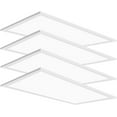 thumbnail image 1 of 2x4 LED Flat Panel Light 5-Way CCT Adjustable Back-Lit LED Ceiling Light, Dimmable 5500LM Ceiling Light, 4-PACK, 1 of 1