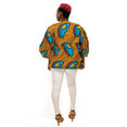 thumbnail image 2 of Veste à Manches Courtes en Cuir Marron, 2 of 2
