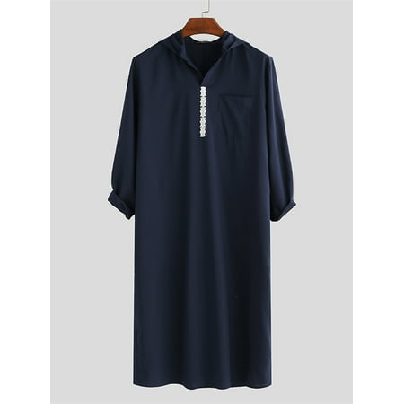 kaftan collarless incerun saudi robe