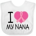 thumbnail image 3 of Inktastic Breast Cancer Nana Boys or Girls Baby Bib, 3 of 4